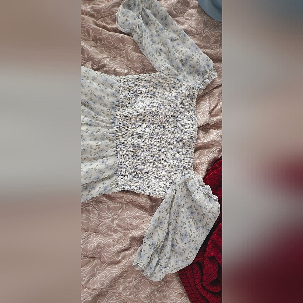 Cottage Core summer dress Large - Picture 2 of 2